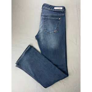 Express Stella Low Rise Boot Stretch Denim Jeans. Perfectly Broken In, Size 4R.